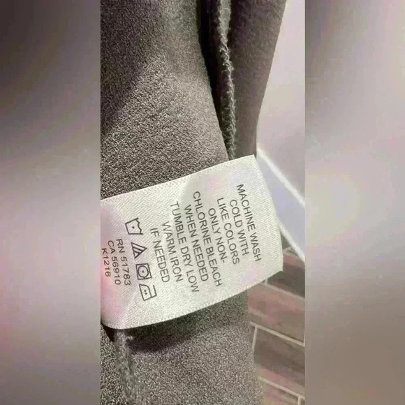 ✨Maurice’s L opening cinch waist vest waterfall open cardigan casual army green - Picture 6 of 6